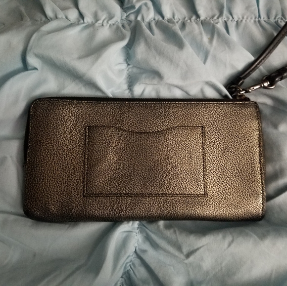 Coach pewter metal clutch - Picture 6 of 10